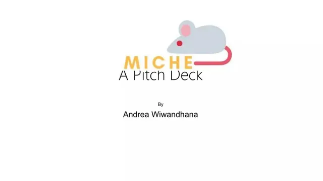 Miche pitch deck cover