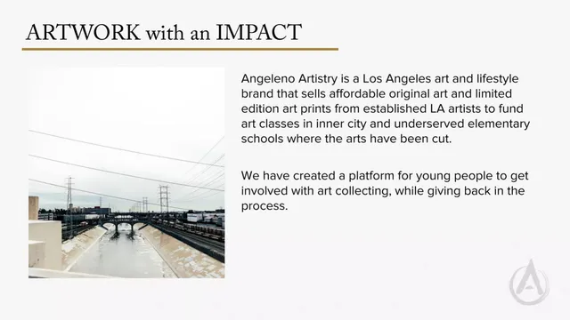 Product / solution slide 2 from Angeleno Artistry