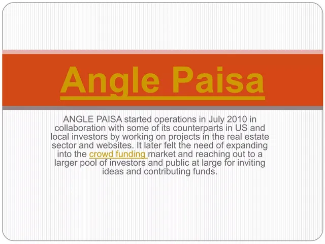 Angle Paisa pitch deck cover