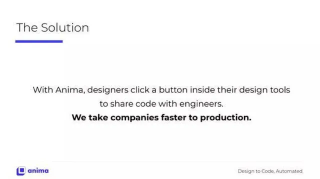Product / solution slide 3 from Anima