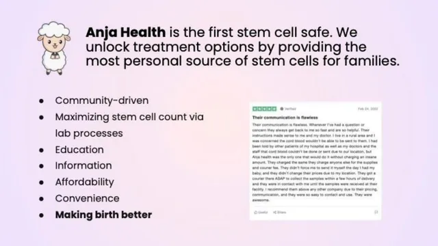 Product / solution slide 9 from Anja Health