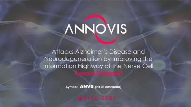 Annovis pitch deck cover