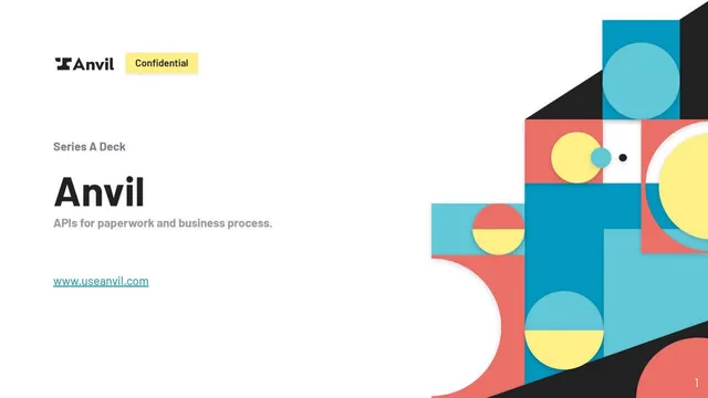 Anvil pitch deck cover