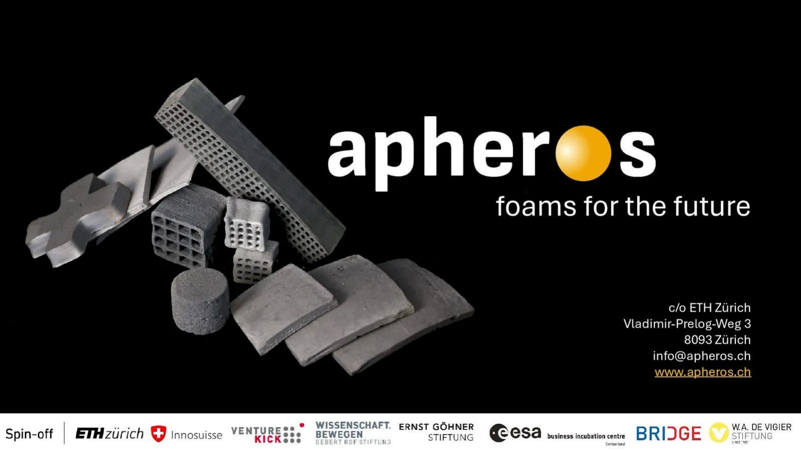 Apheros pitch deck slide
