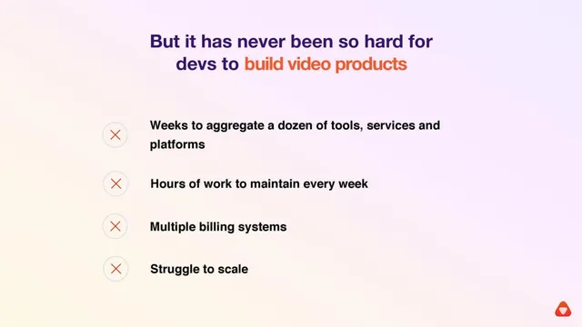 Problem slide 7 from api.video