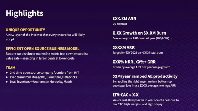 Financials slide 3 from Apollo GraphQL