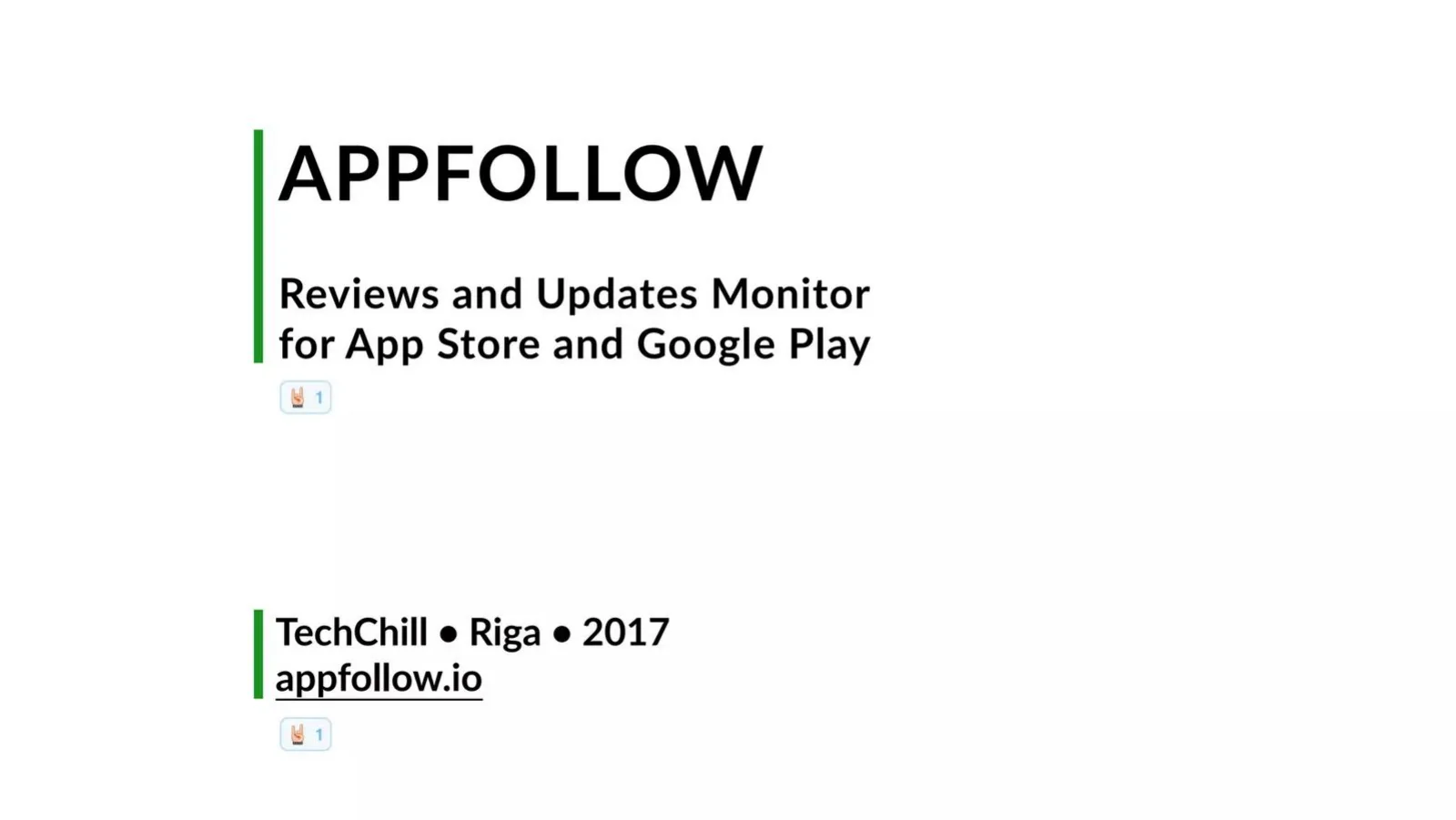 AppFollow pitch deck slide