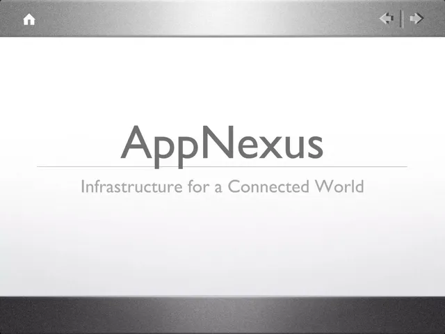 AppNexus pitch deck cover