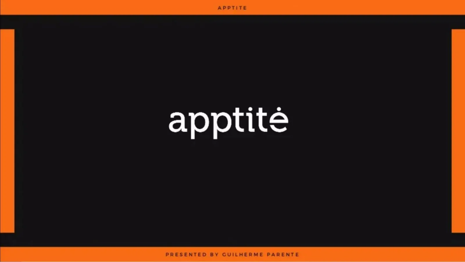Apptite pitch deck slide