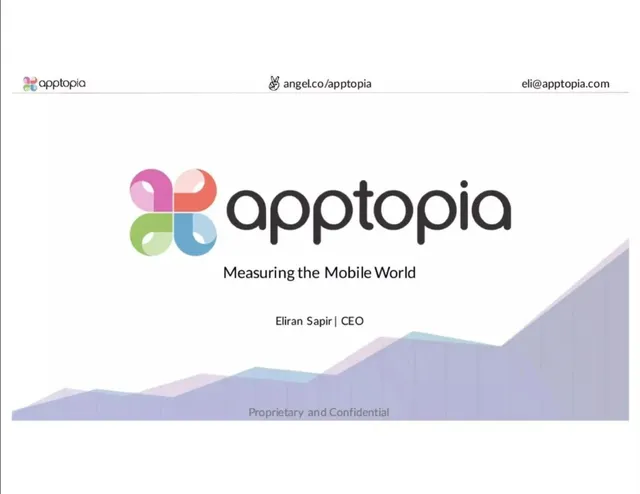 Apptopia pitch deck cover