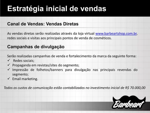 Go-to-market strategy slide 6 from Barbeart