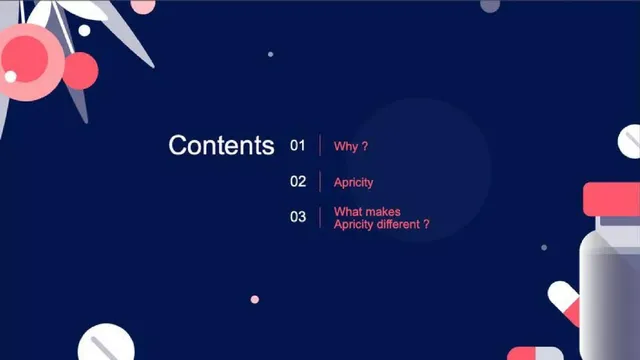 Agenda / contents slide 2 from apricity