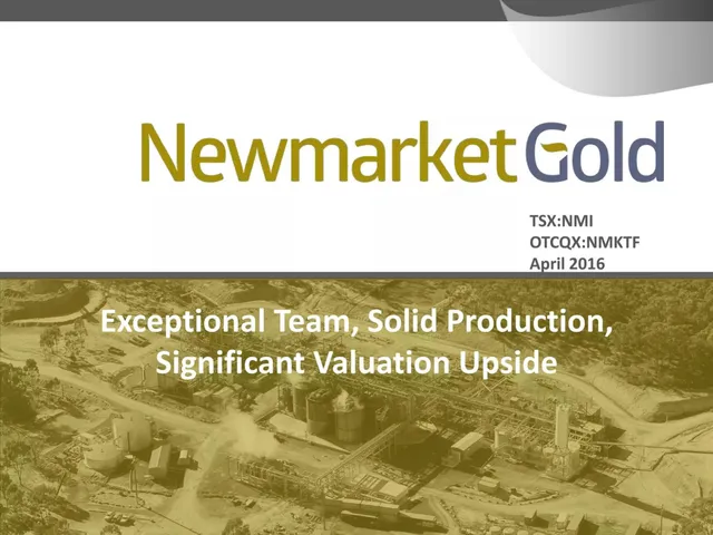 Newmarket Gold pitch deck cover
