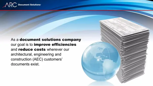 Company overview slide 2 from ARC Document Solutions