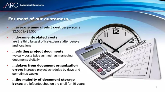 Problem slide 7 from ARC Document Solutions