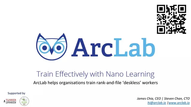 Arclab pitch deck cover