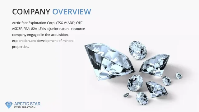 Company overview slide 2 from Arctic Star Exploration