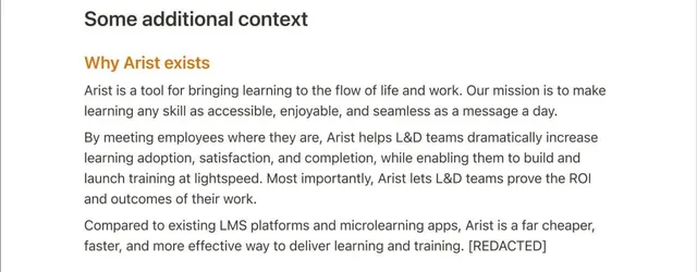 Product / solution slide 7 from Arist