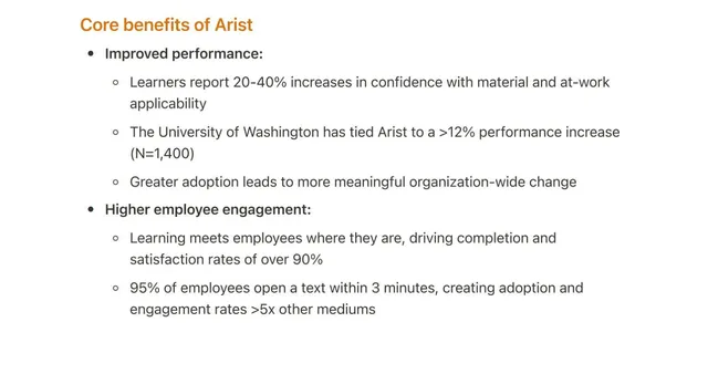 Product / solution slide 10 from Arist