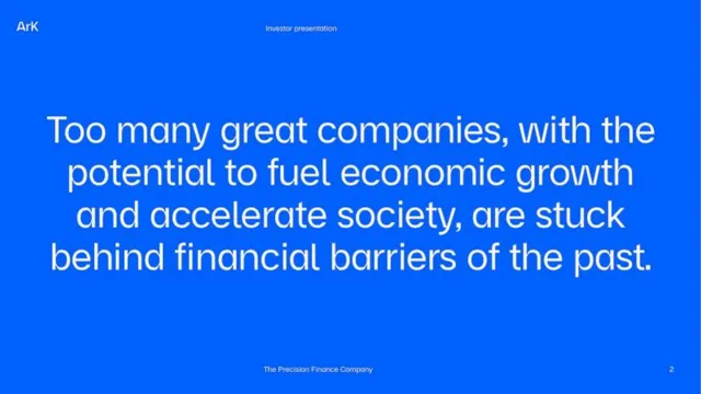 Problem slide 2 from Ark Kapital