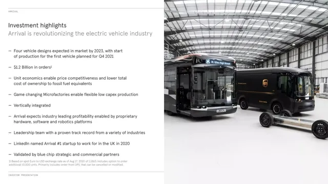 Traction slide 6 from Arrival EV