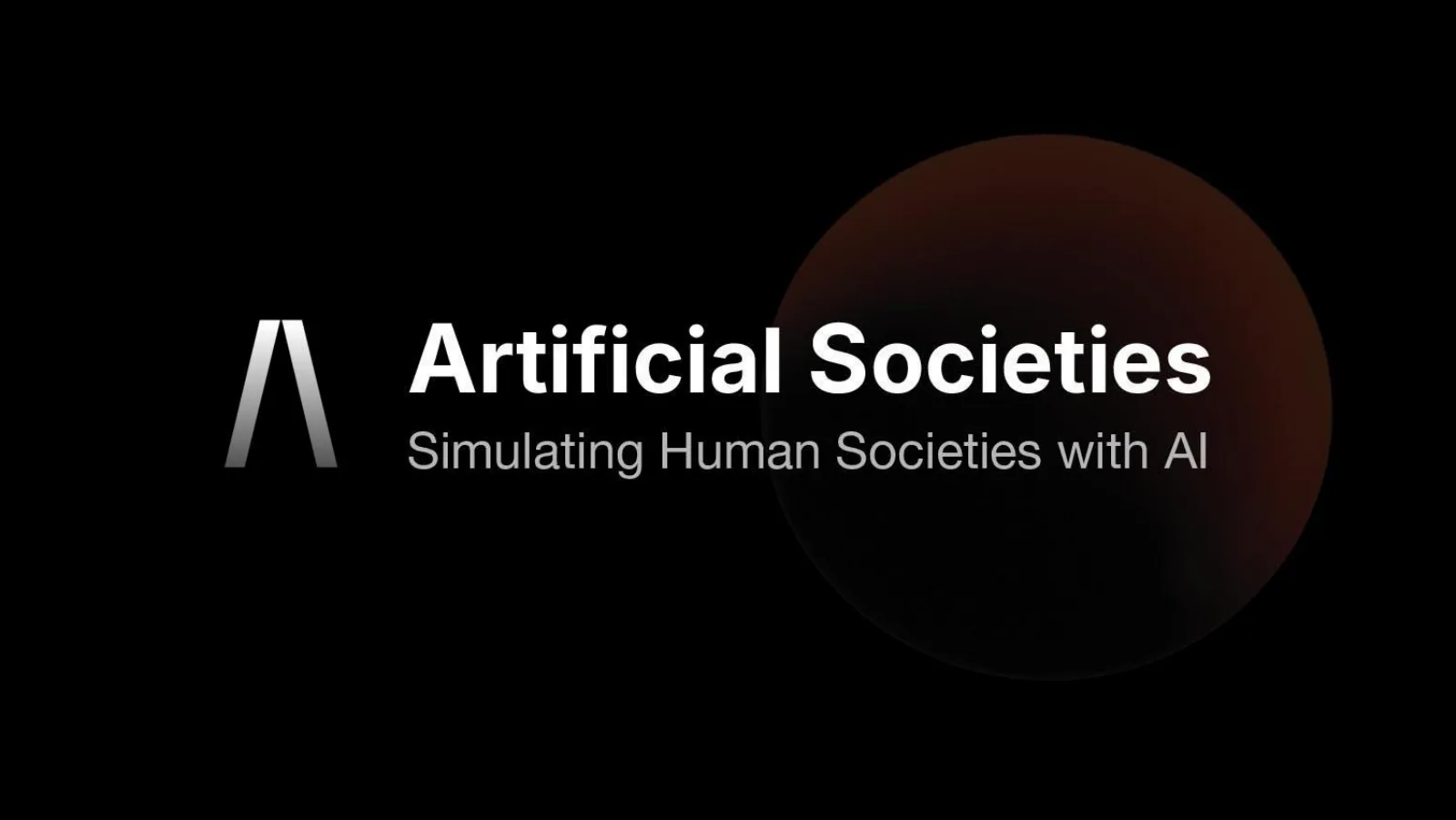 Artificial Societies pitch deck slide
