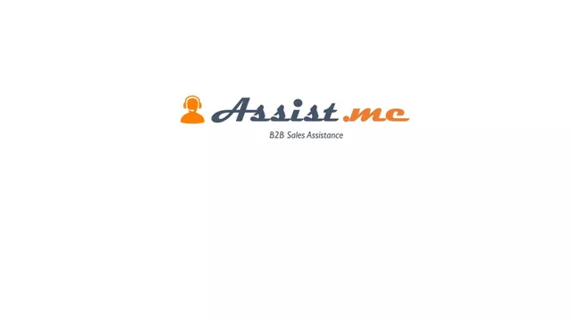 AssistMe pitch deck cover