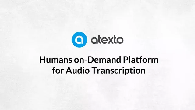 Atexto pitch deck cover