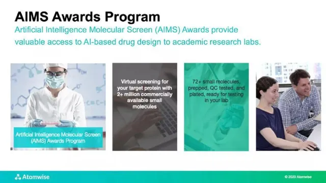 Product / solution slide 8 from Atomwise