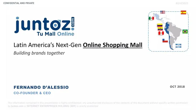 Juntoz pitch deck cover
