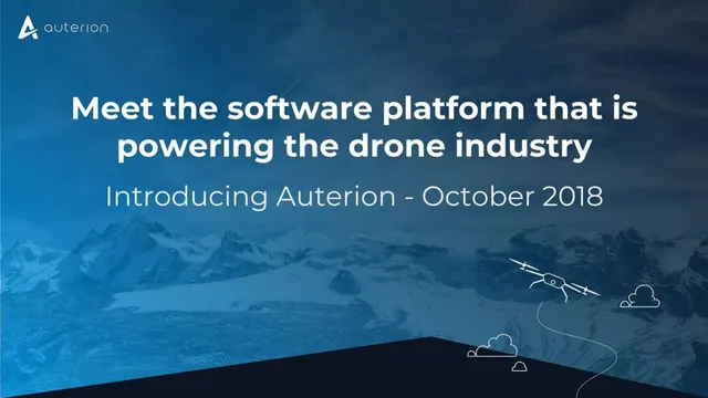 Auterion pitch deck cover