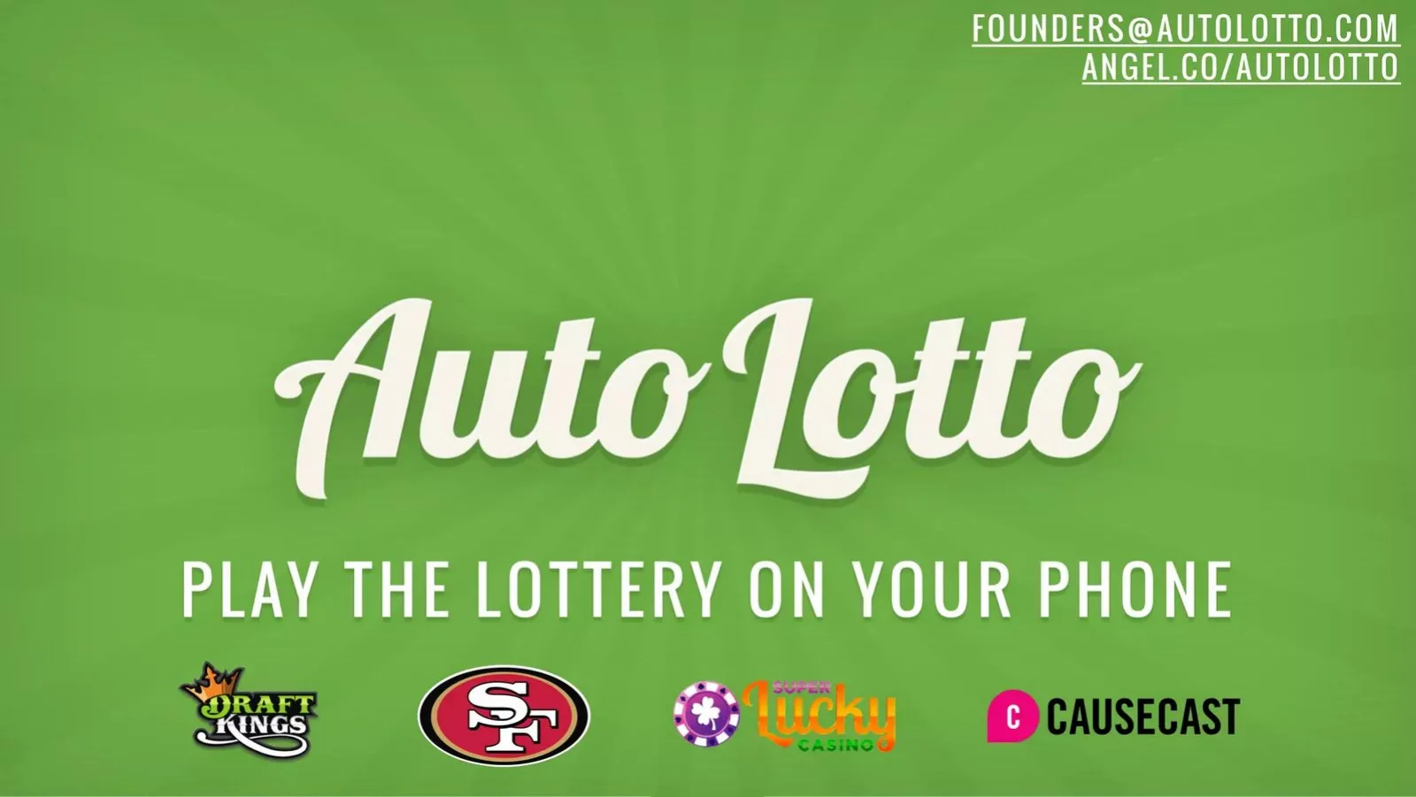 AutoLotto pitch deck slide
