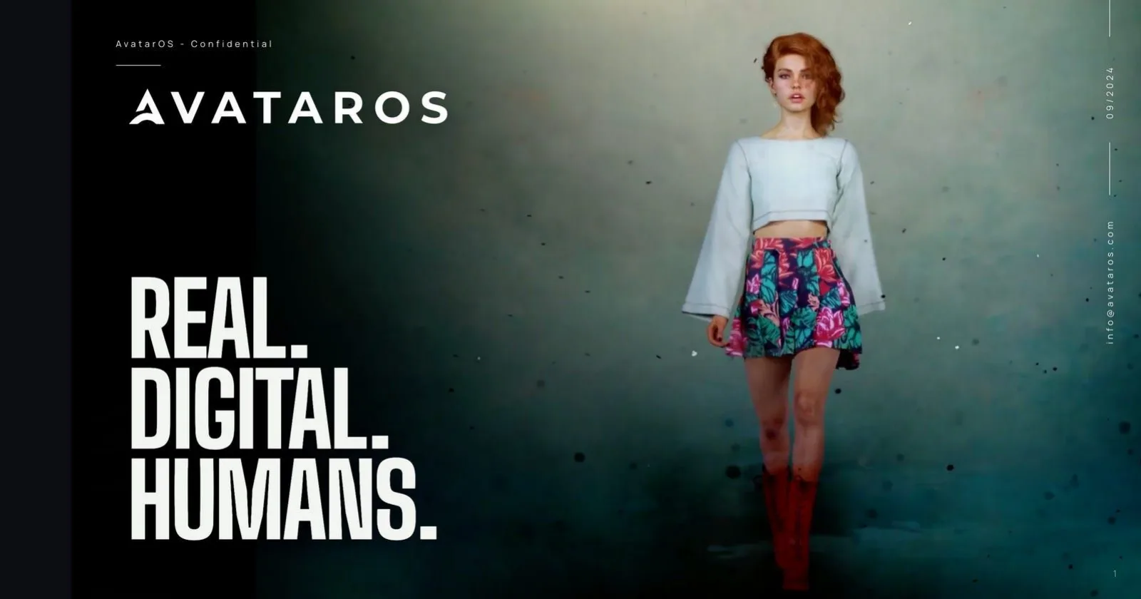 AvatarOS pitch deck slide