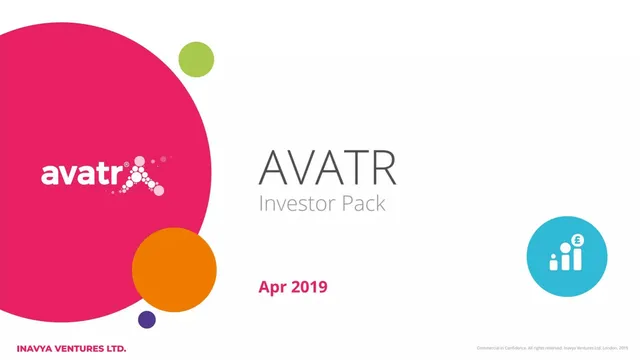 Avatr (Inavya Ventures Ltd.) pitch deck cover
