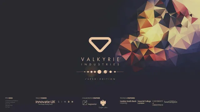Valkyrie Industries Ltd pitch deck cover