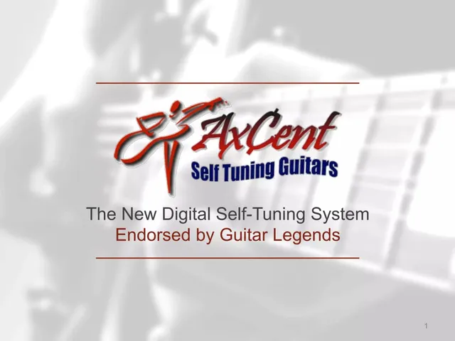 AxCent Tuning Systems pitch deck cover