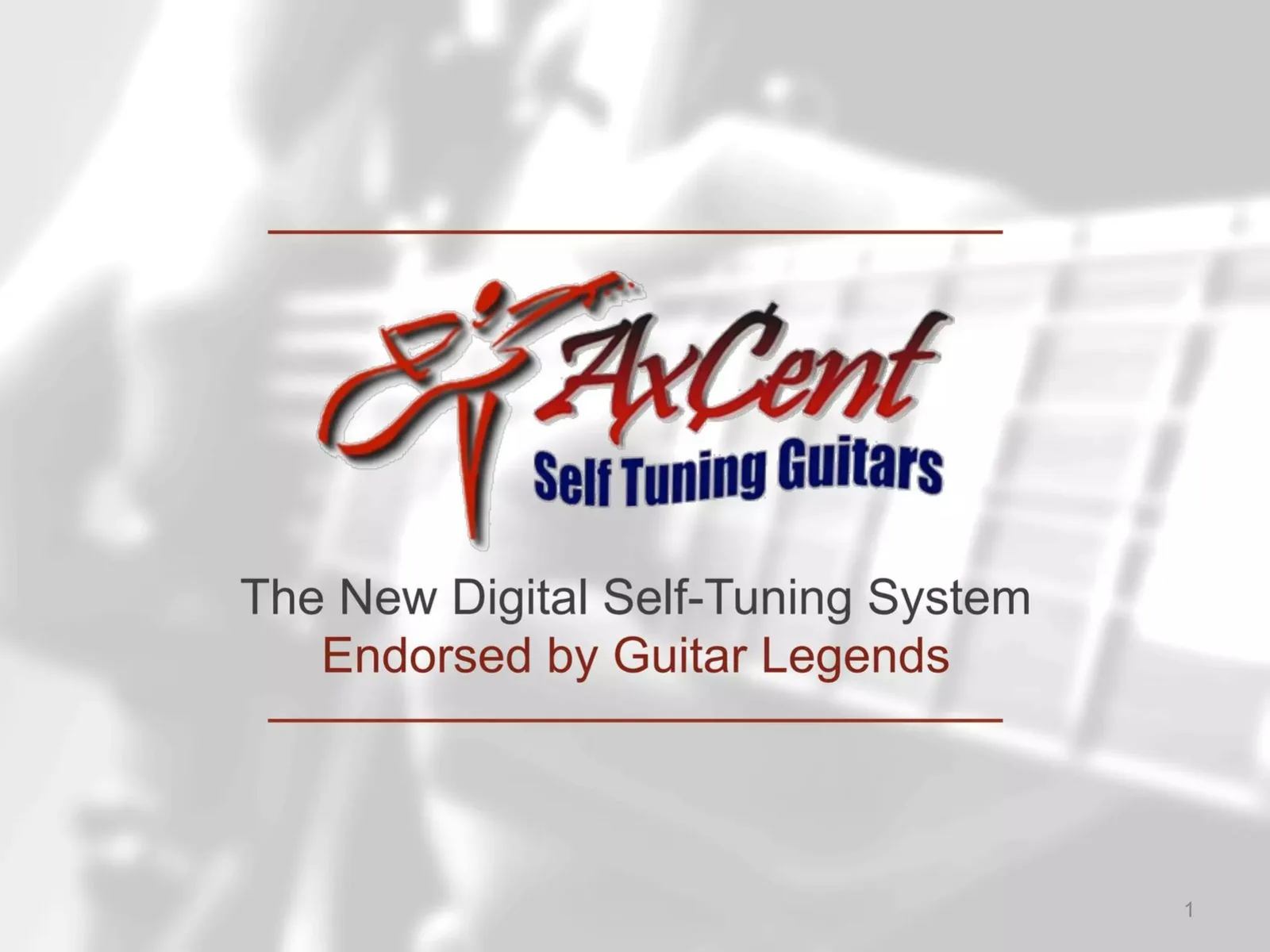 AxCent Tuning Systems pitch deck slide