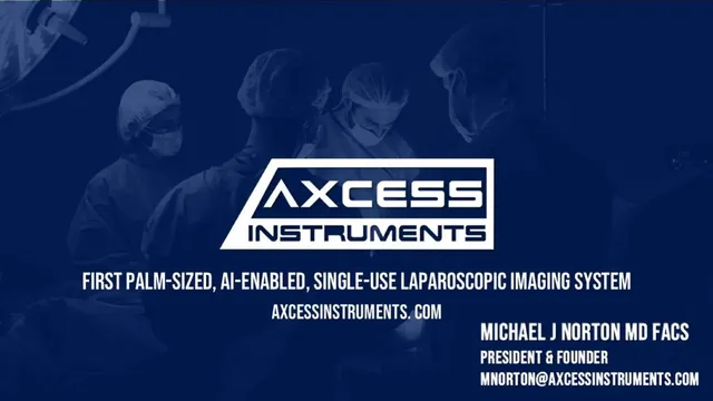 Axcess Instruments pitch deck cover