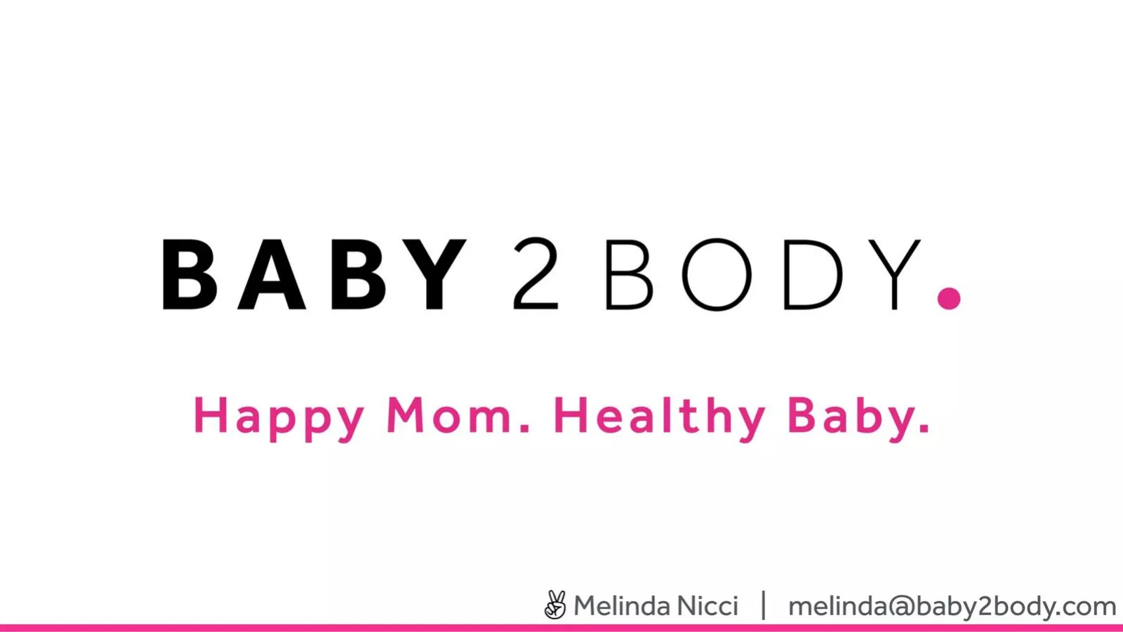Baby 2 Body pitch deck slide