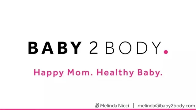 Baby2Body pitch deck cover