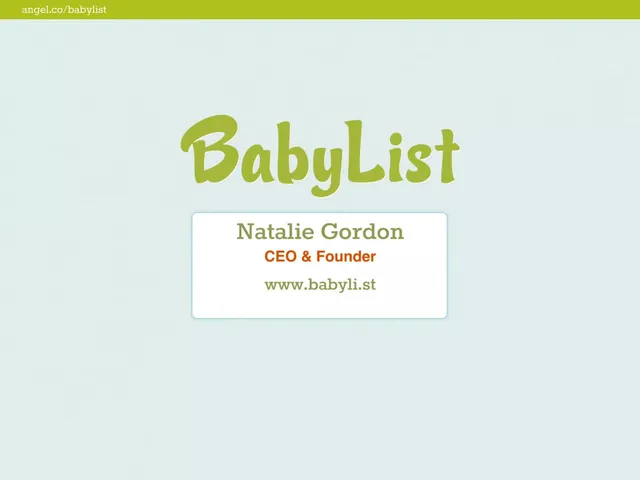 Babylist pitch deck cover