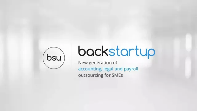 Backstartup pitch deck cover