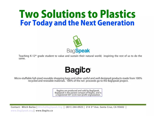 Bag Speak and Bagito pitch deck cover