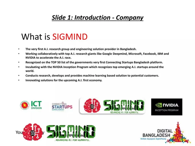 Company overview slide 2 from ADAMS (SIGMIND)