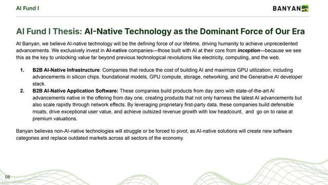 Vision slide 6 from Banyan Ventures