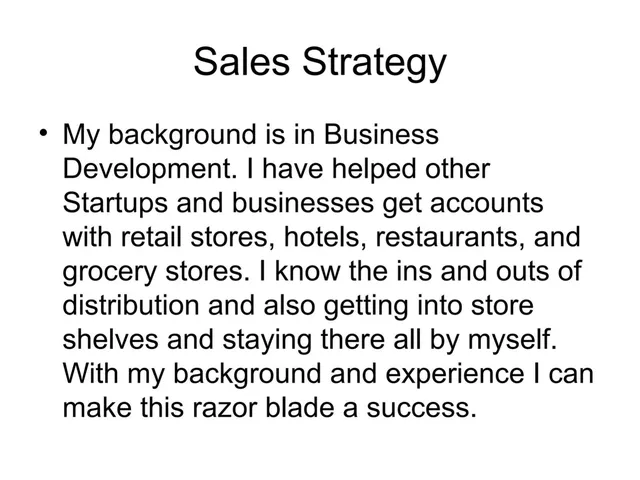 Go-to-market strategy slide 8 from Bauz Razors