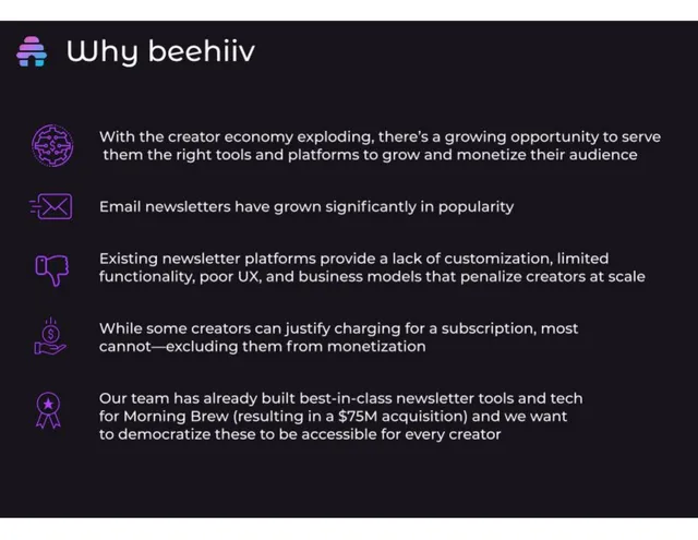 Problem slide 3 from beehiiv