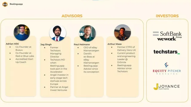 Team slide 7 from Beelinguapp