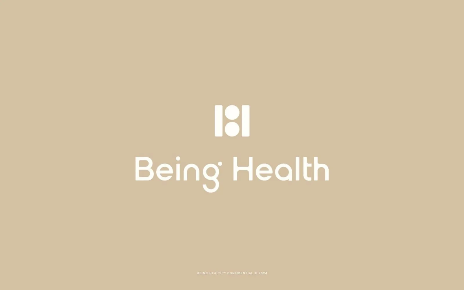 Being Health pitch deck slide
