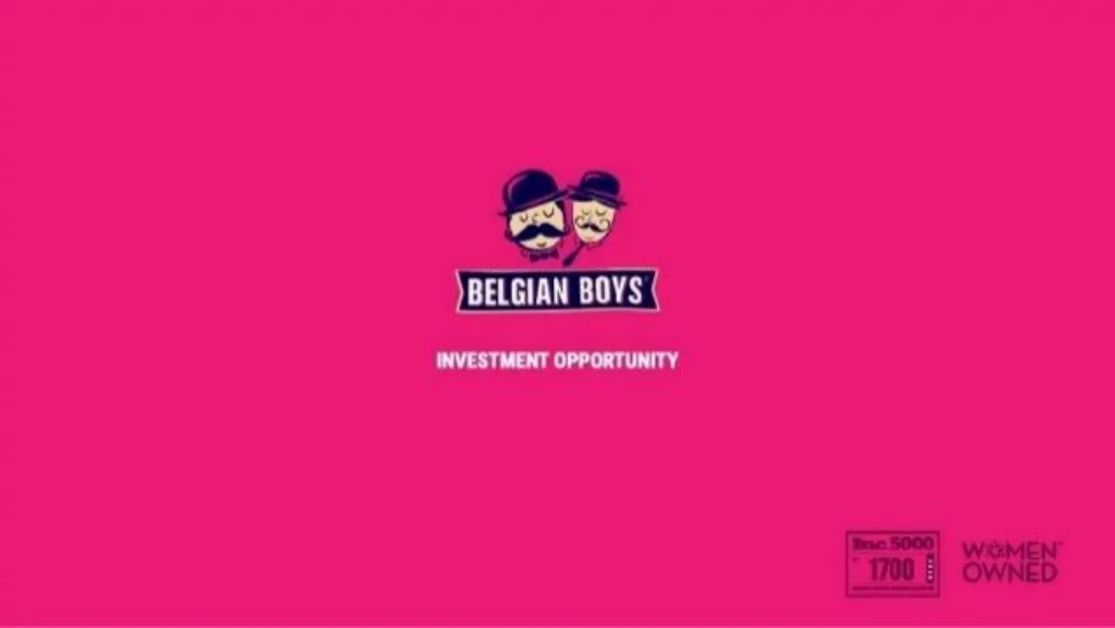 Belgian Boys pitch deck slide